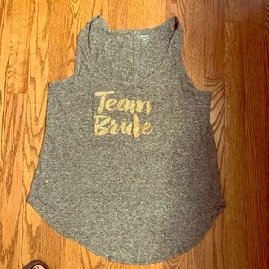 Team bride tank top
